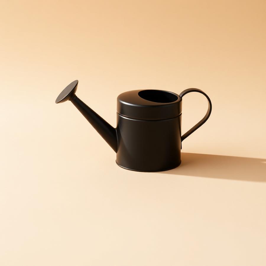 Matte Black Watering Can